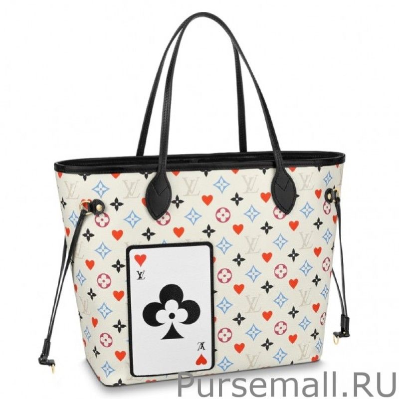 Game On Neverfull MM White Bag M57462