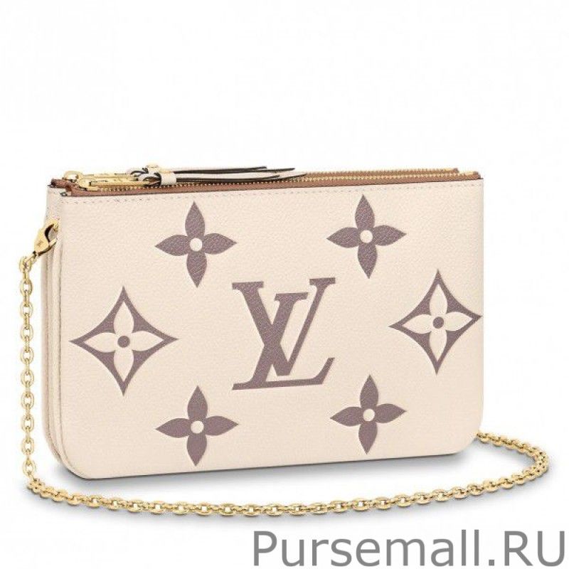 Pochette Double Zip Monogram Empreinte M80084