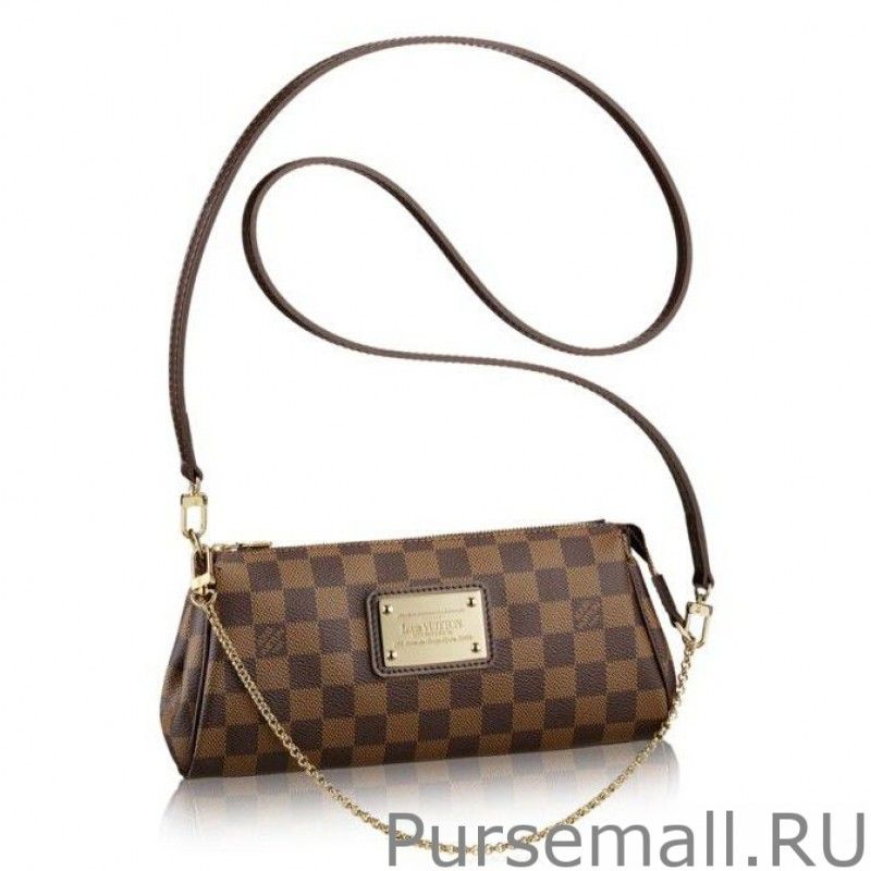 Eva Clutch Damier Ebene Canvas N55213