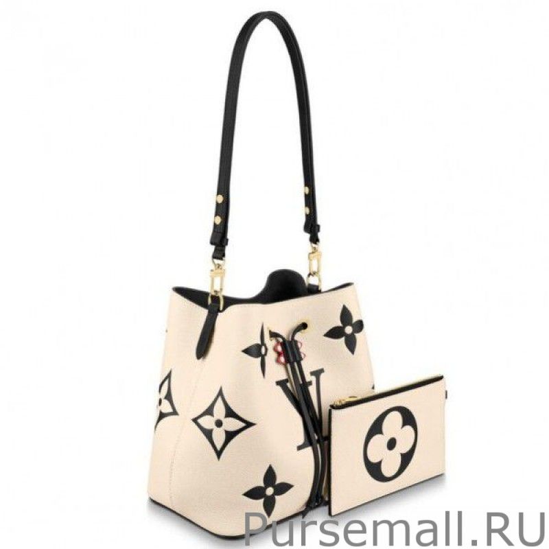LV Crafty NeoNoe MM Cremel Bag M56889