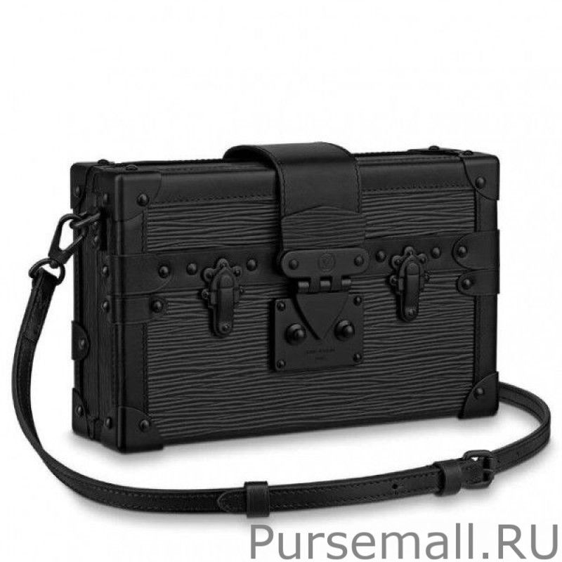Petite Malle Bag All Black Epi Leather M55859
