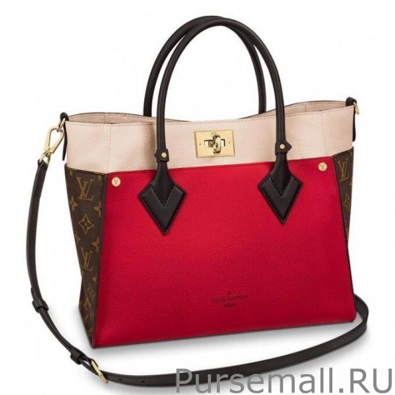 On My Side Bag Monogram Calfskin M53824