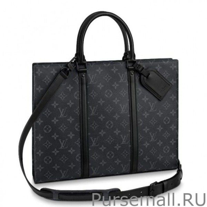 Sac Plat Horizontal Zippe Bag Monogram Eclipse M45265