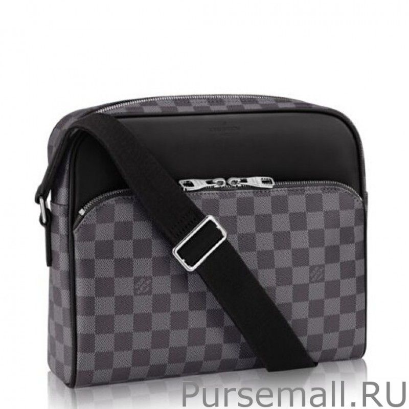 Dayton Reporter MM Damier Graphite N41409