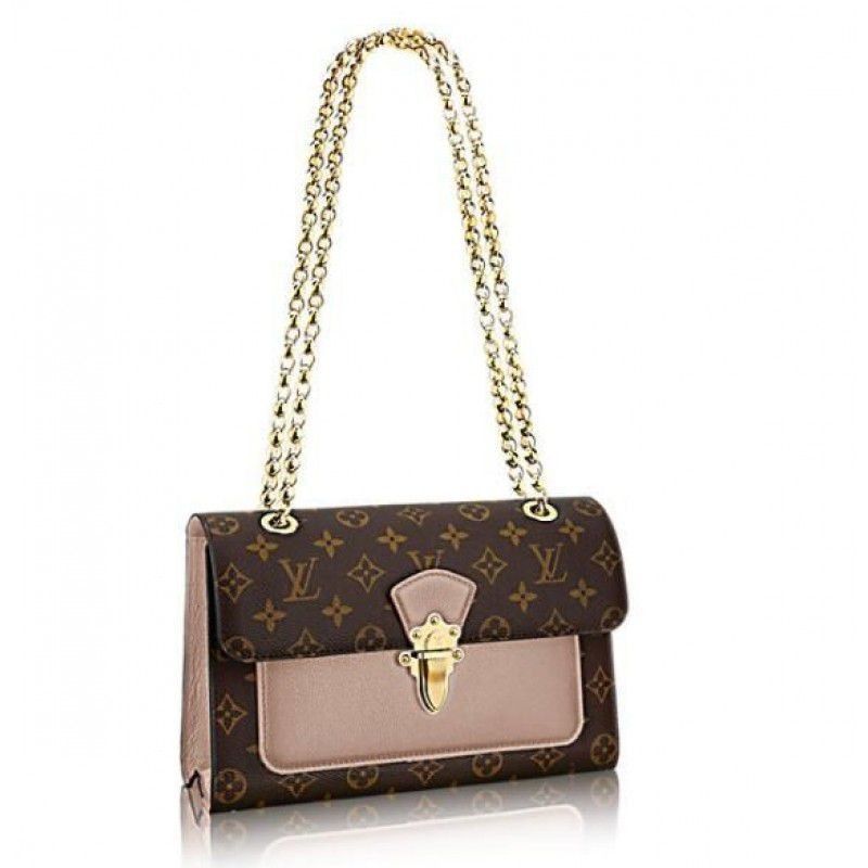 Victoire Bag Monogram Canvas M43475 Pink