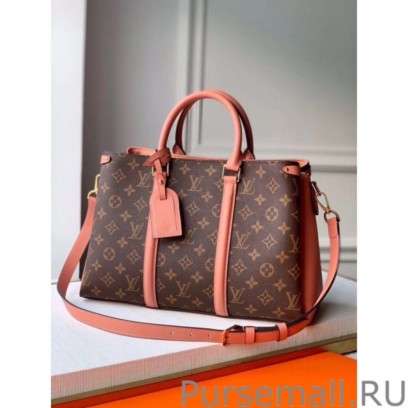 Soufflot MM Monogram Canvas M44817 Pink
