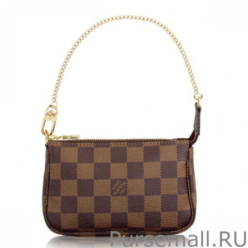 Mini Pochette Accessoires Damier Ebene N58009
