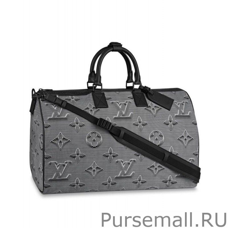 Reversible Keepall Bandouliere 50 M44939 Gray