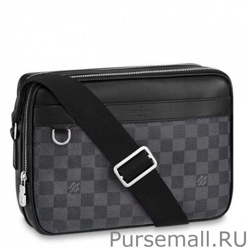 Trocadero Messenger NM PM Damier Graphite N40087