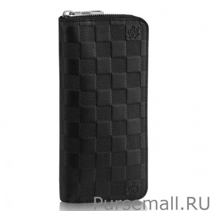 Zippy Wallet Vertical Damier Infini N63548