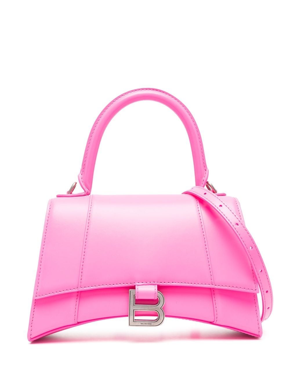 Ba*len*cia*ga hourglass leather tote bag