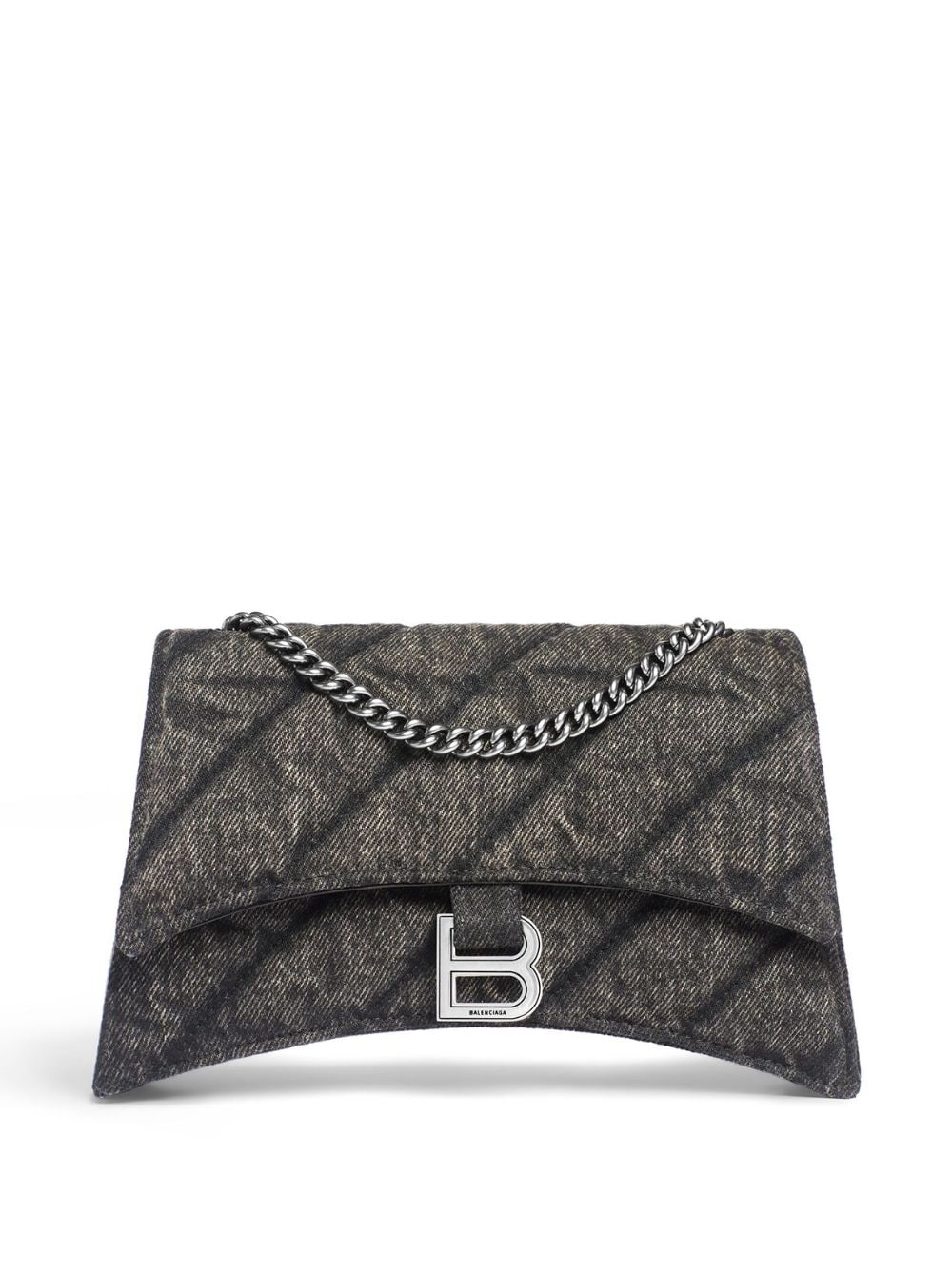 Ba*len*cia*ga crush denim shoulder bag
