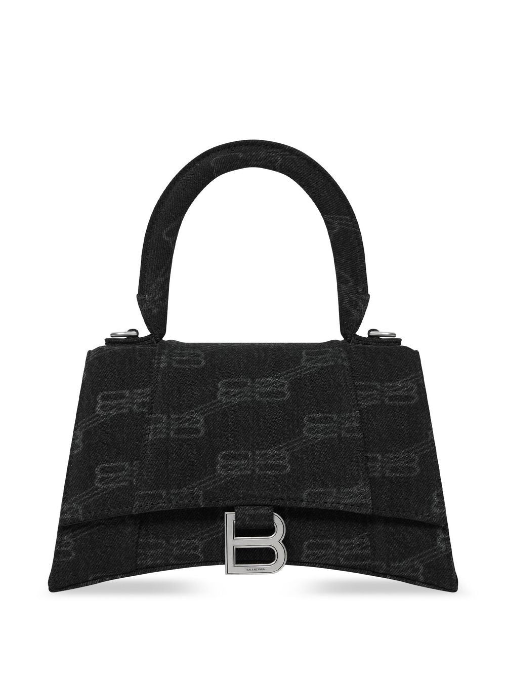 Ba*len*cia*ga hourglass bb-monogram small handbag