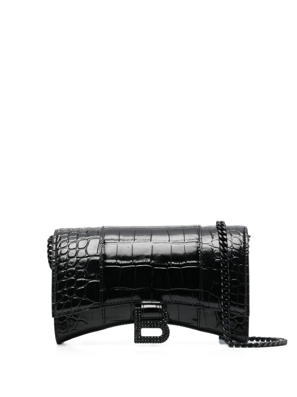Ba*len*cia*ga hourglass chain-strap wallet