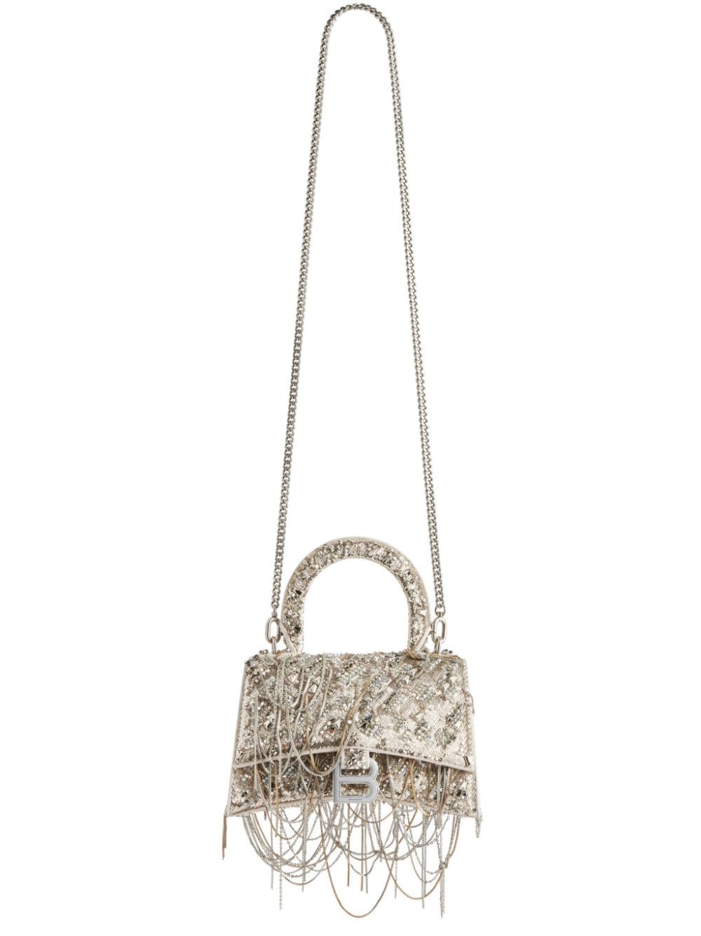 Ba*len*cia*ga extra-small hourglass sequined bag