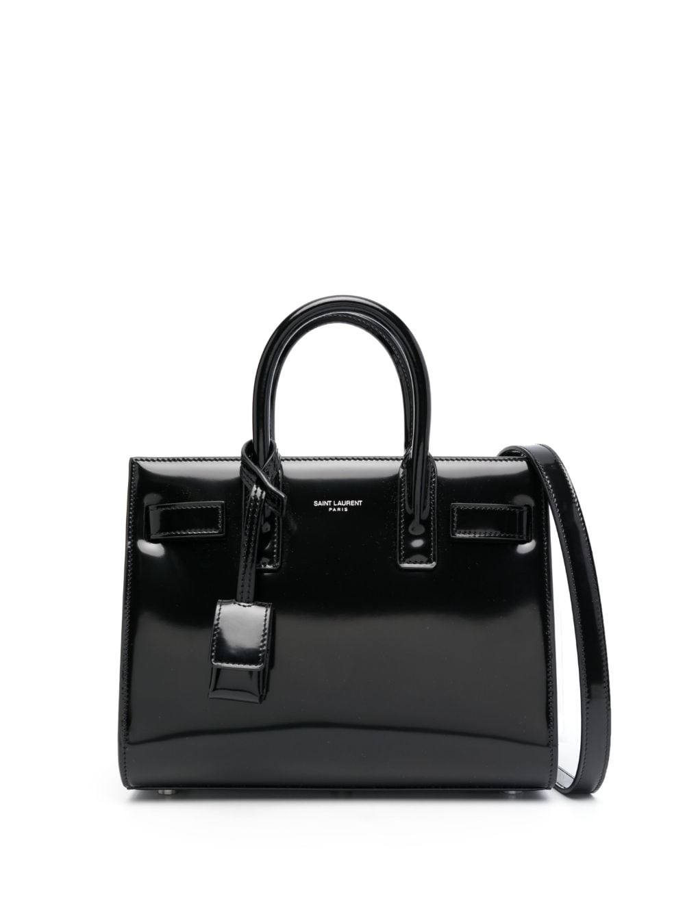 Saint Laurent Sac De Jour patent leather handbag