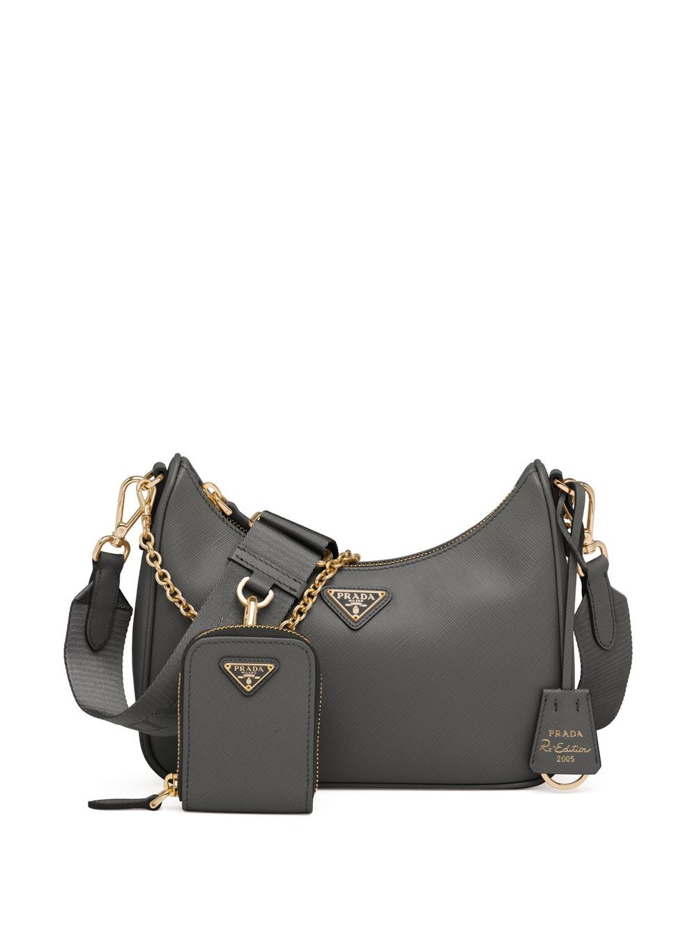 Pra*a re-edition 2005 leather shoulder bag