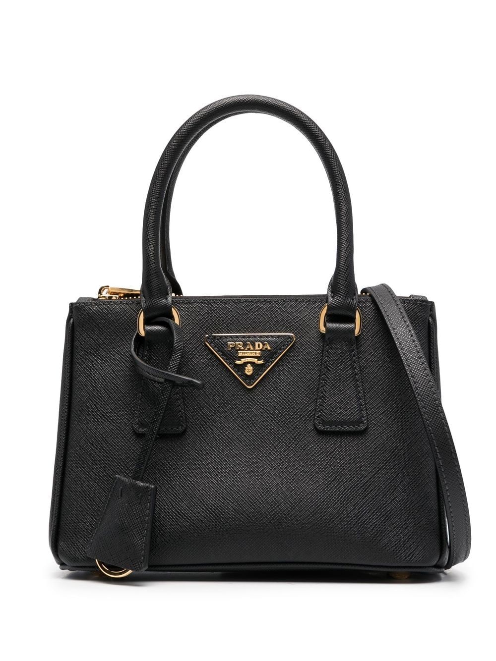 Pra*a logo-plaque tote bag