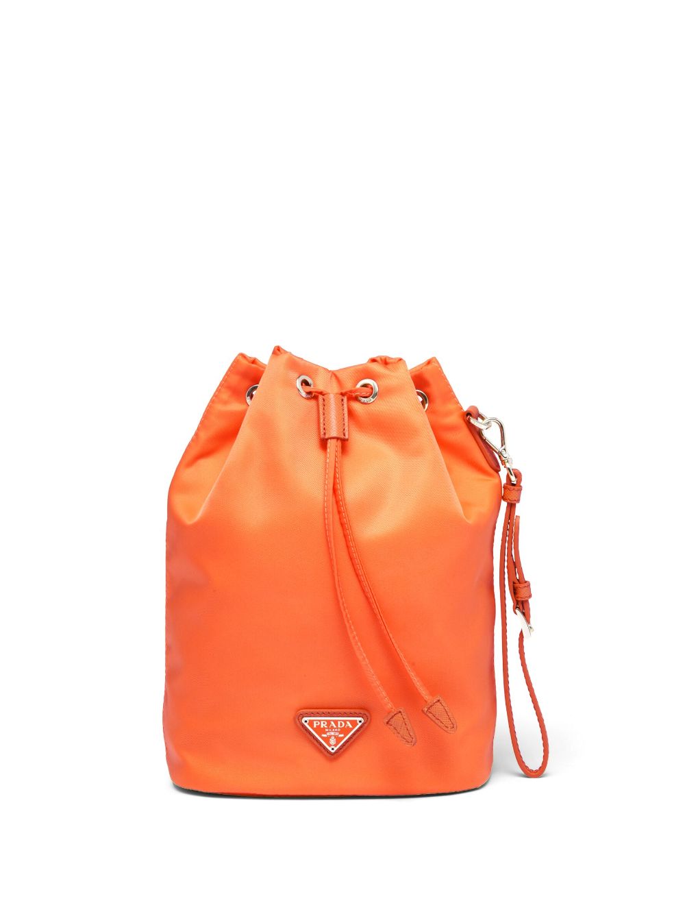 Pra*a mini re-nylon bucket bag