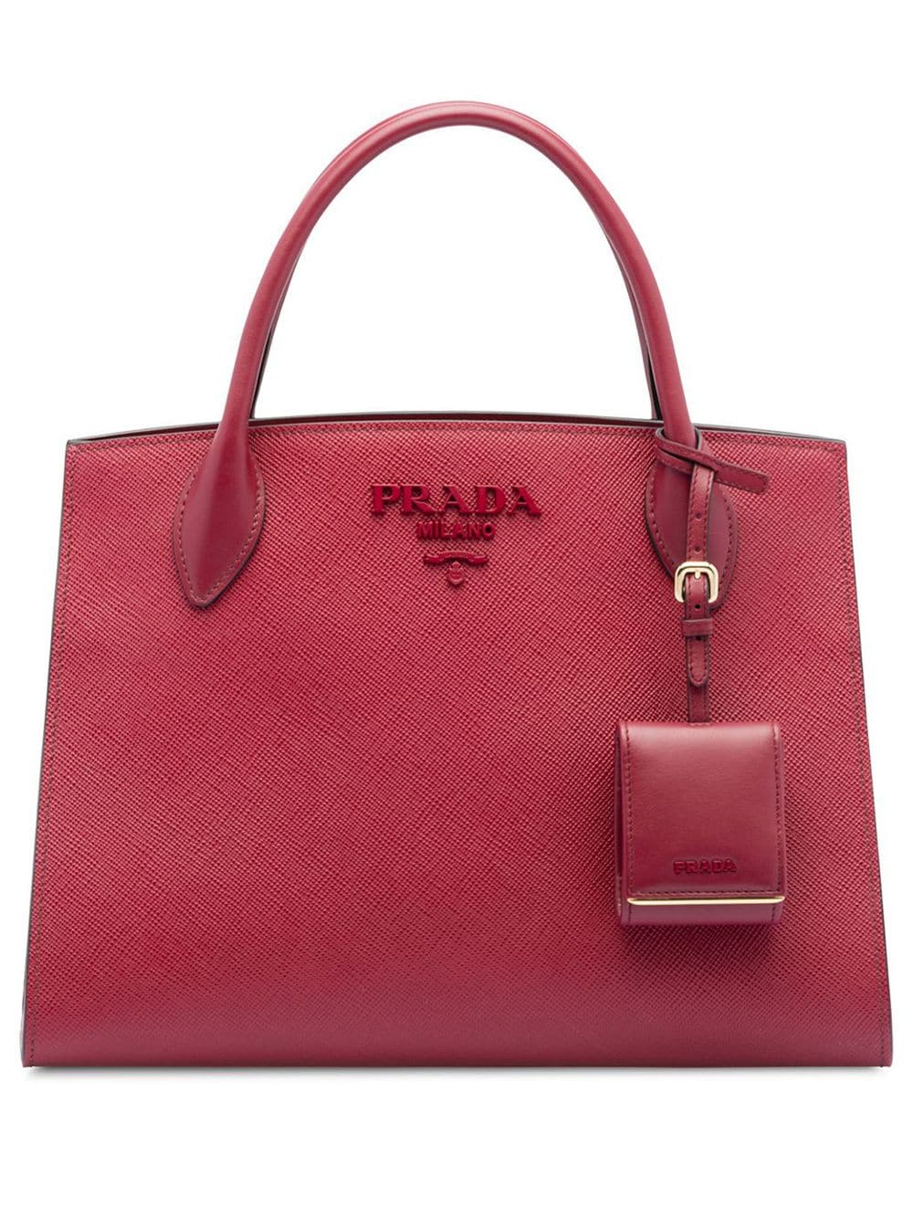 Pra*a monochrome tote bag