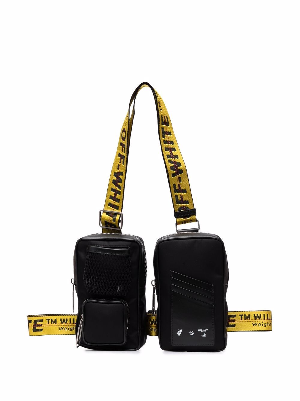 Off-White double pouch shoulder bag