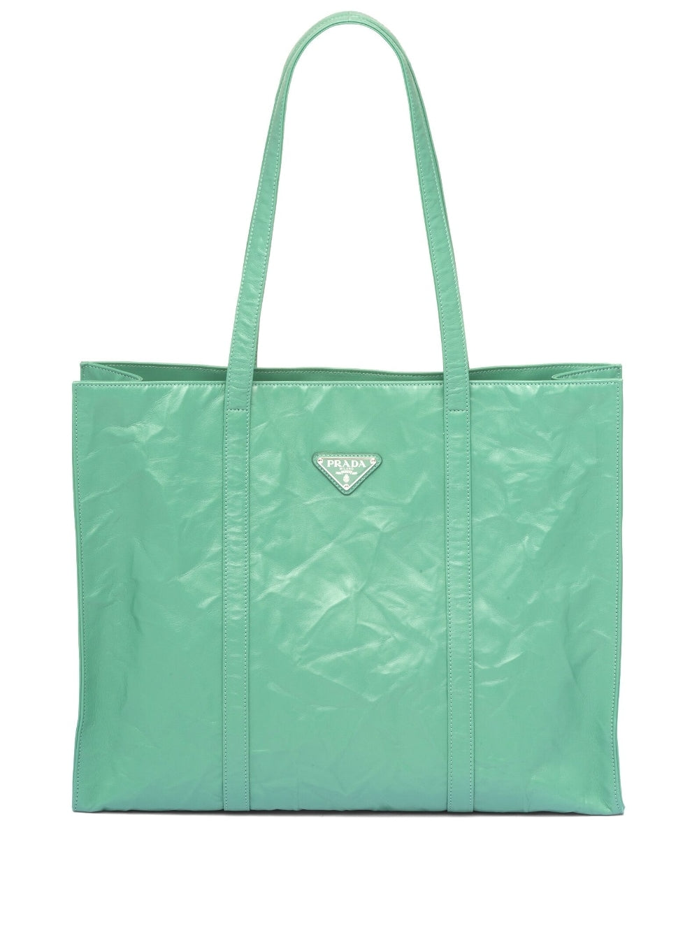 Pra*a nappa-leather tote bag