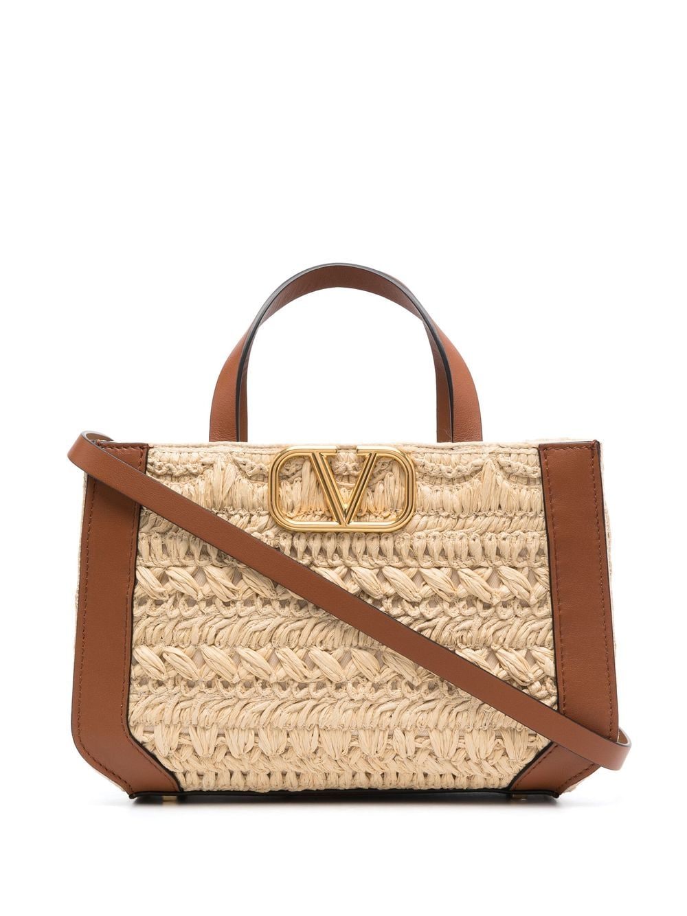 Valentino Garavani VLogo woven tote bag