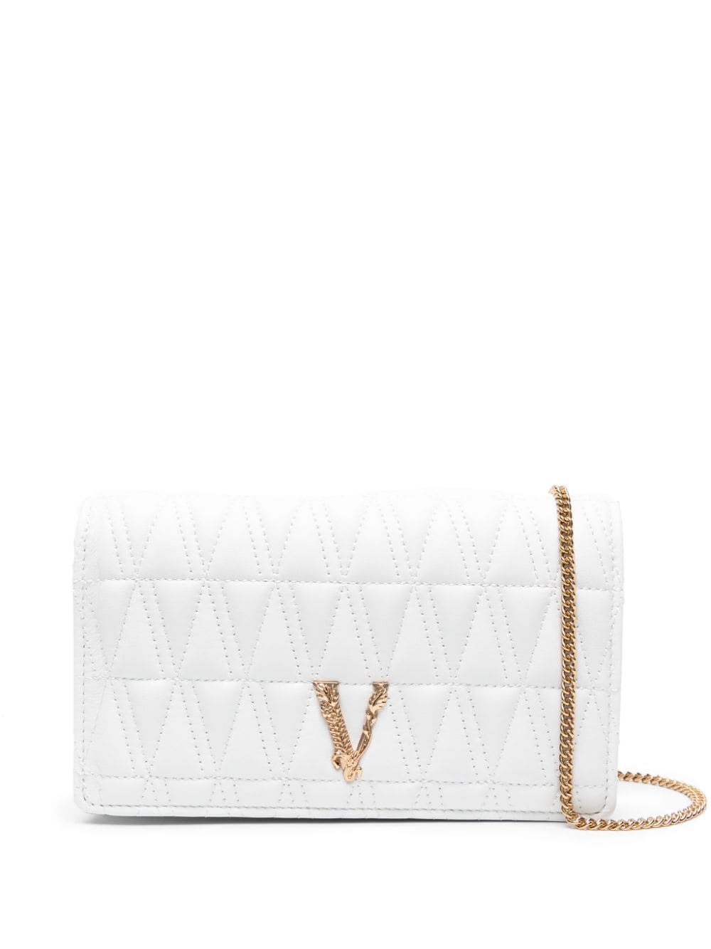 Versace Virtus leather crossbody bag