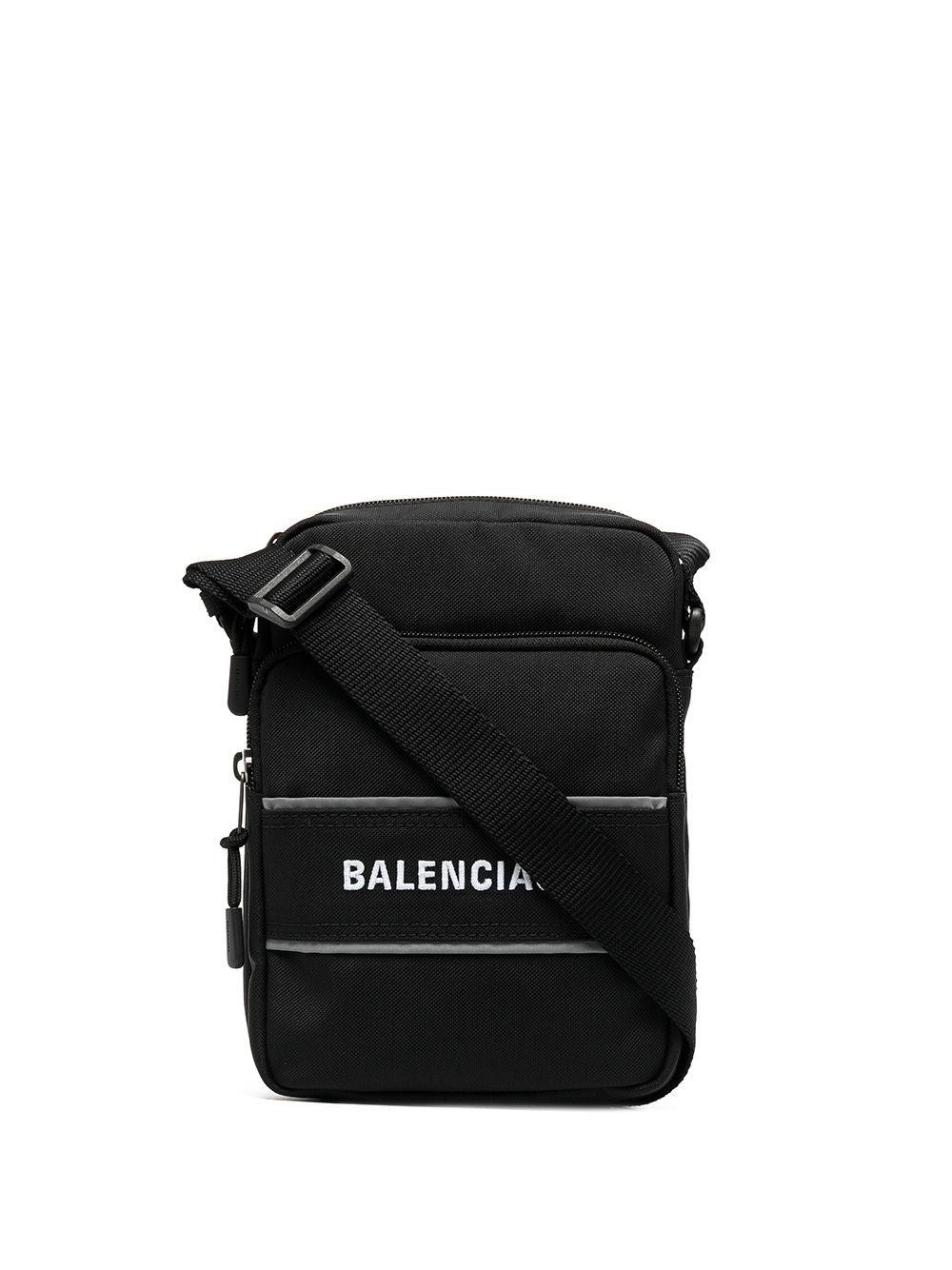 Ba*len*cia*ga logo-print messenger bag