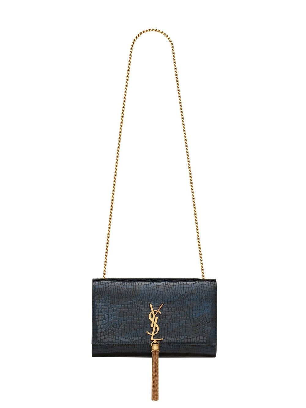 Saint Laurent embossed-effect chain-link bag
