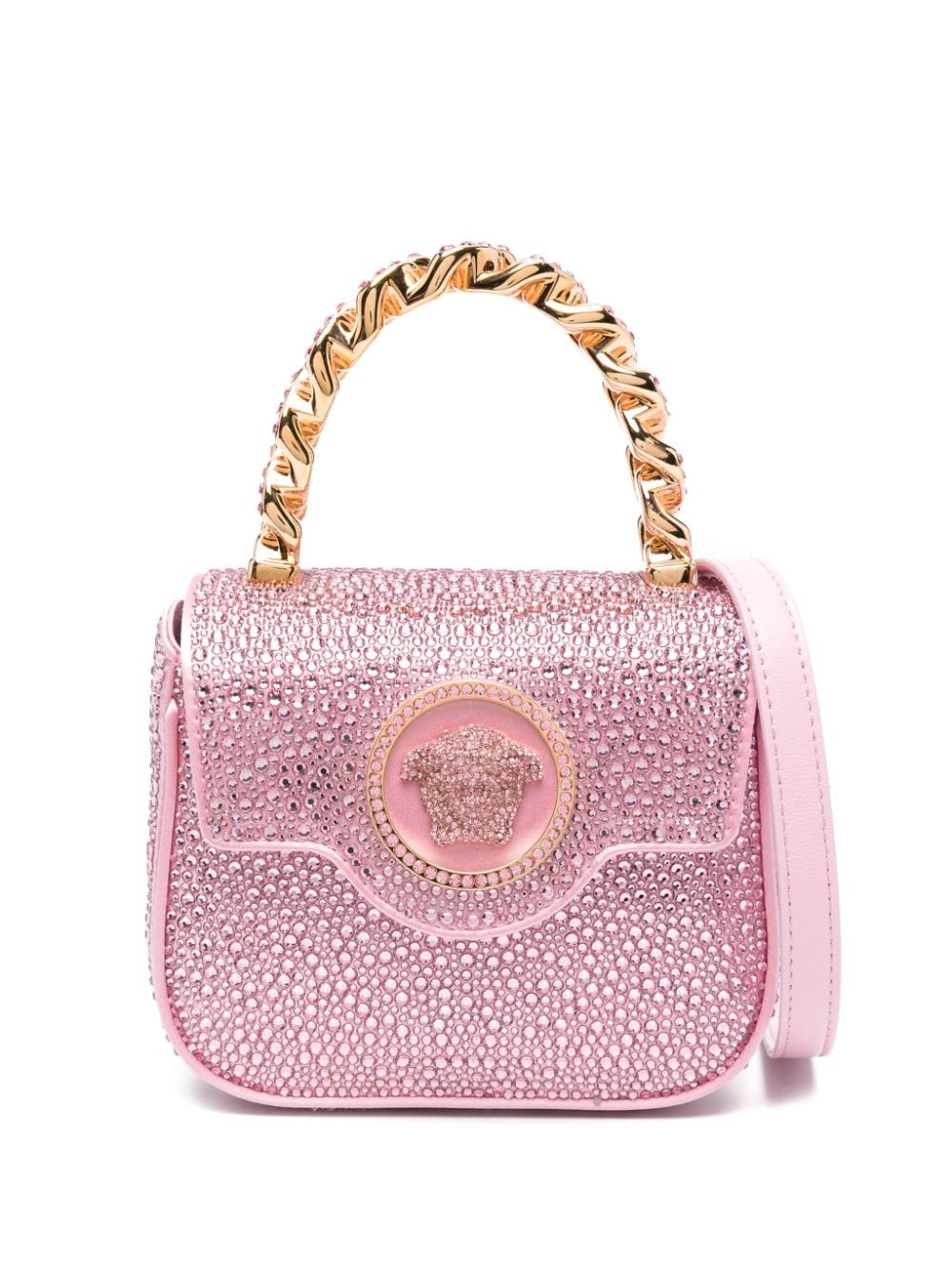 Versace Le Medusa crystal-embellished tote bag