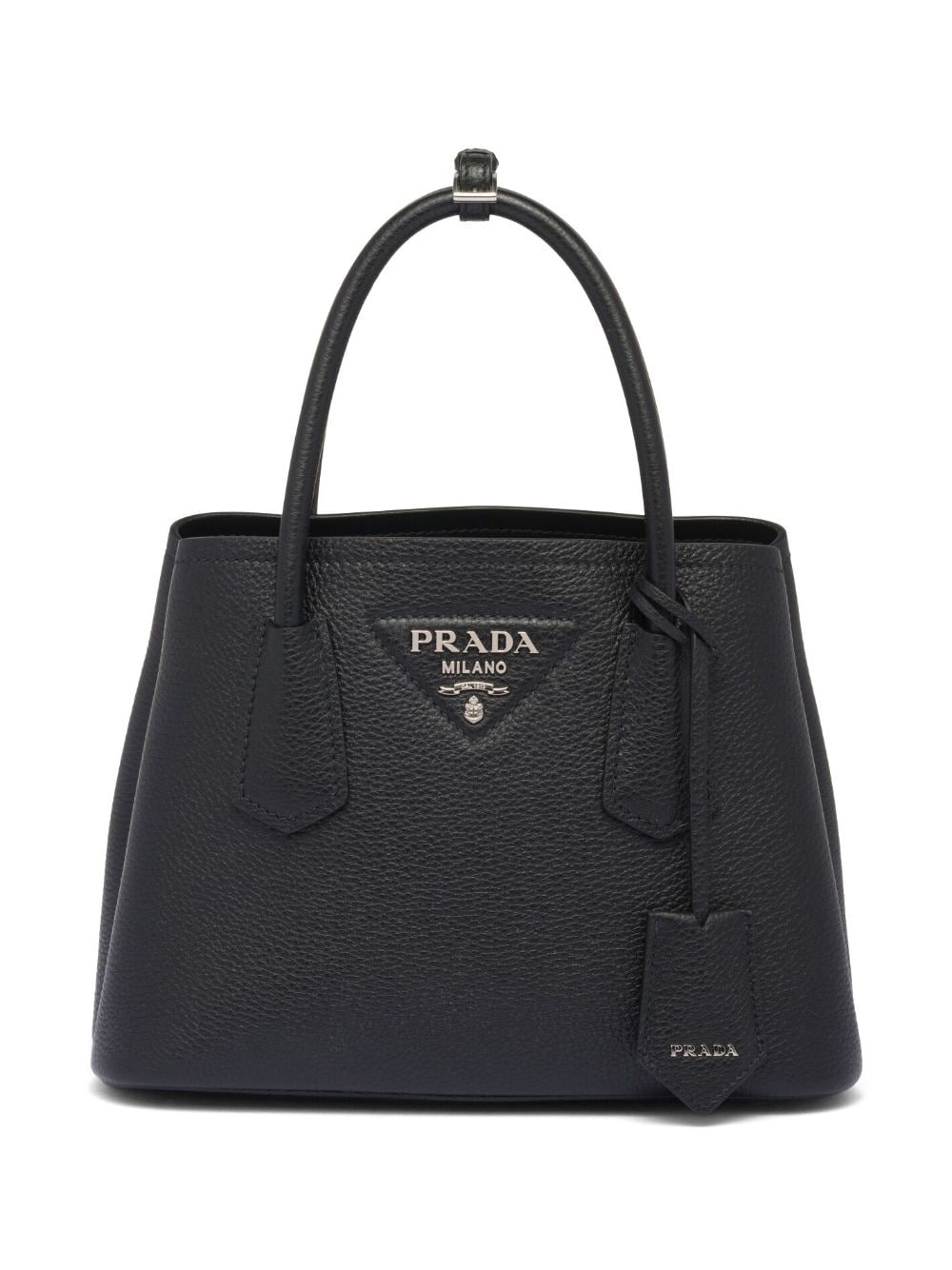 Pra*a double saffiano leather mini bag