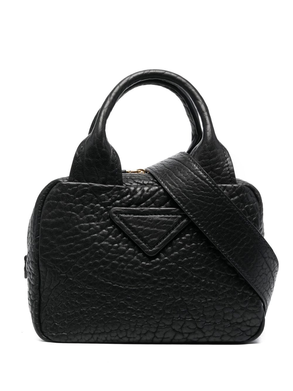 Pra*a grained leather tote bag