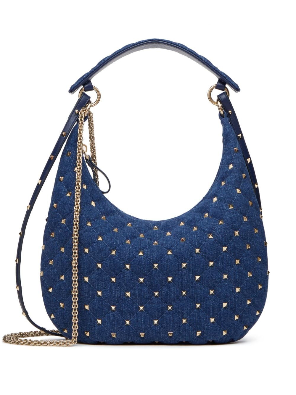 Valentino Garavani small Rockstud Spike denim shoulder bag