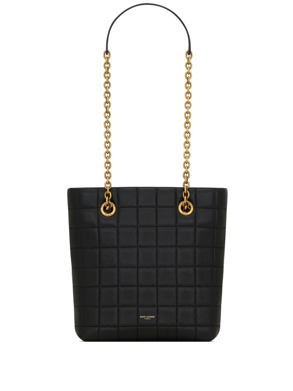 Saint Laurent Matelassé Carré leather mini bag