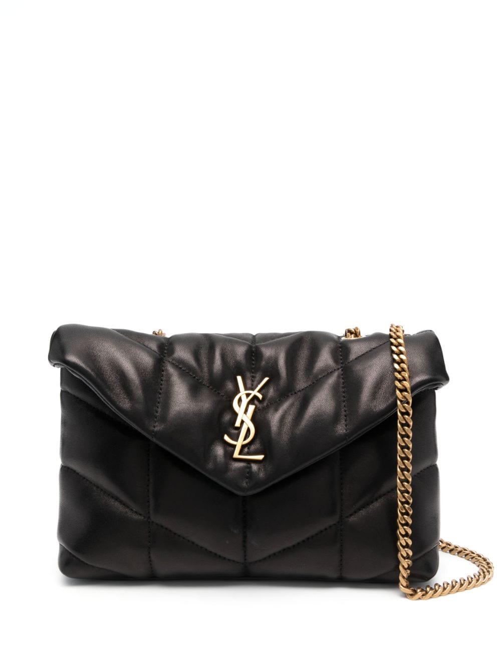 Saint Laurent Puffer small leather shoulder bag