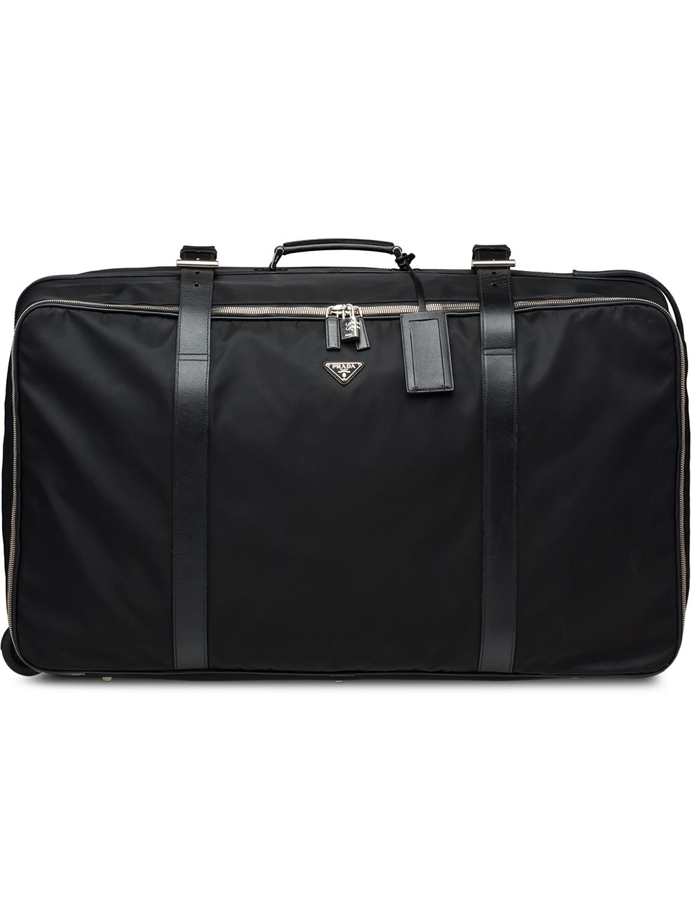 Pra*a saffiano suitcase