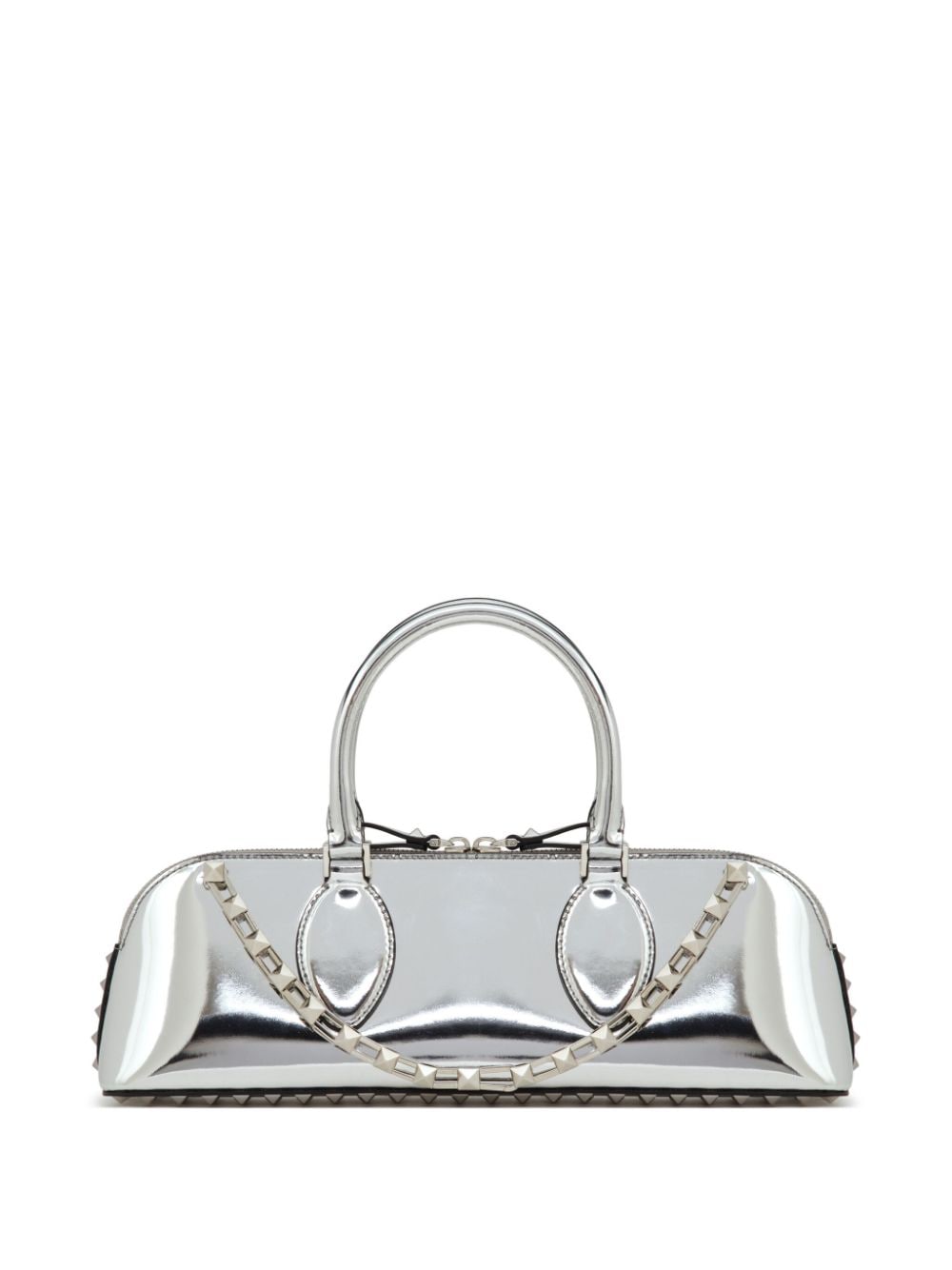 Valentino Garavani Rockstud E/W mirrored leather handbag