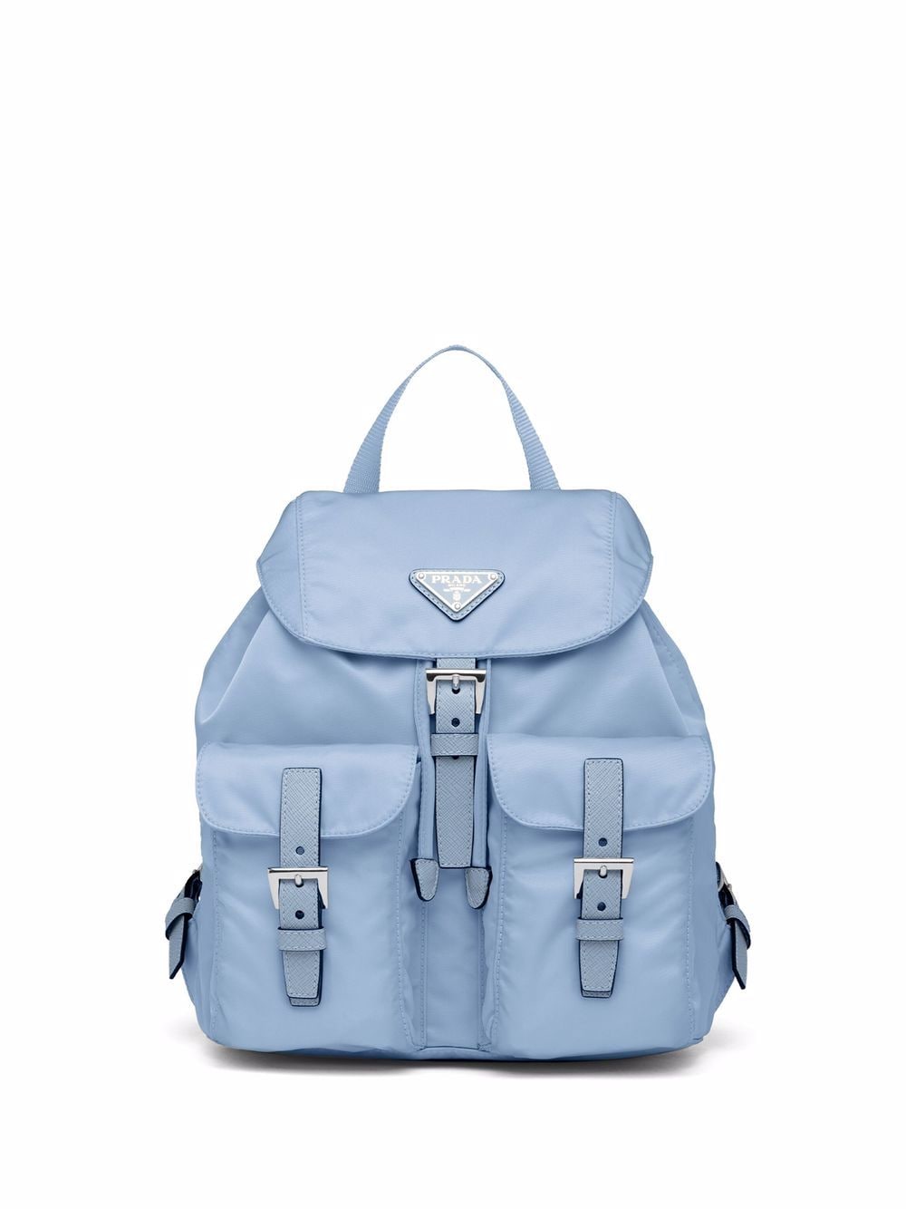 Pra*a small logo-plaque backpack