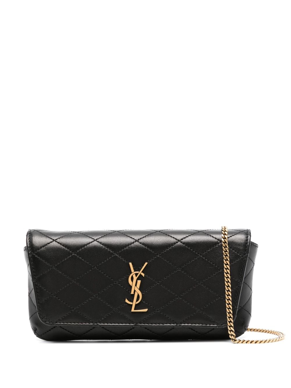 Saint Laurent mini quilted leather crossbody bag