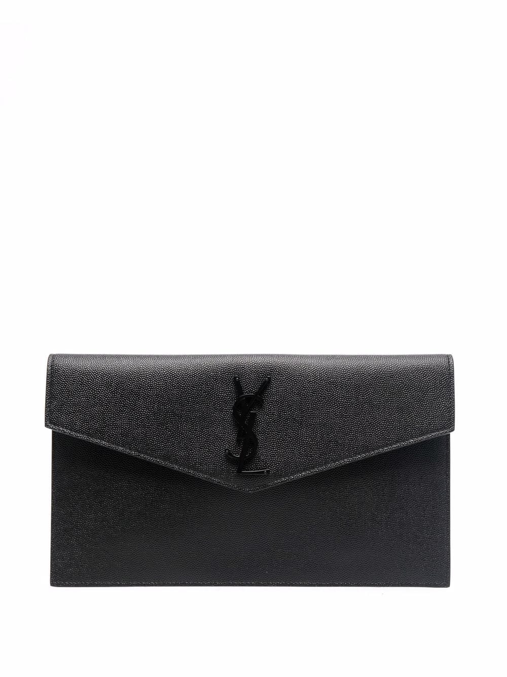 Saint Laurent Uptown YSL-plaque pouch
