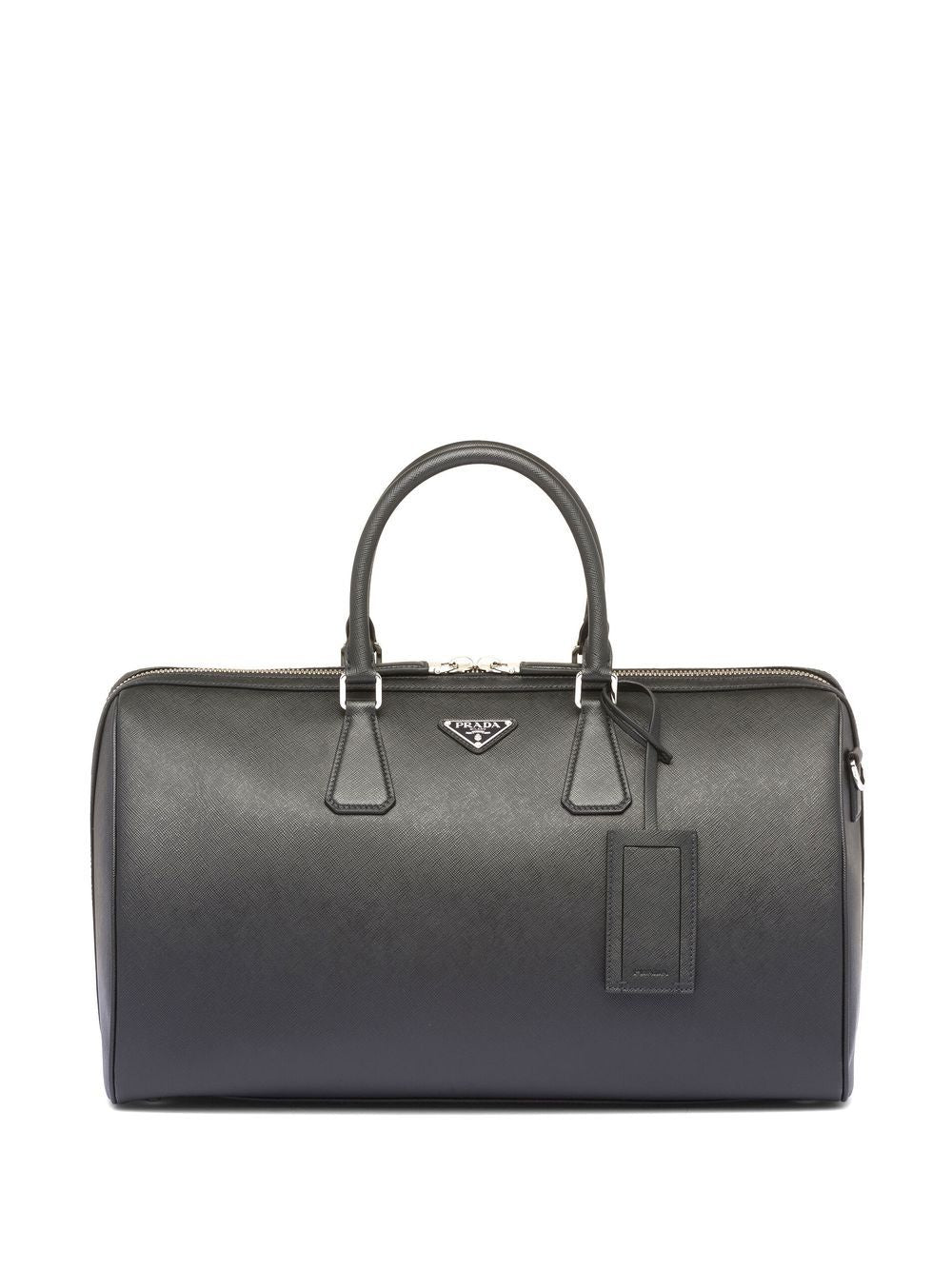 Pra*a saffiano leather holdall