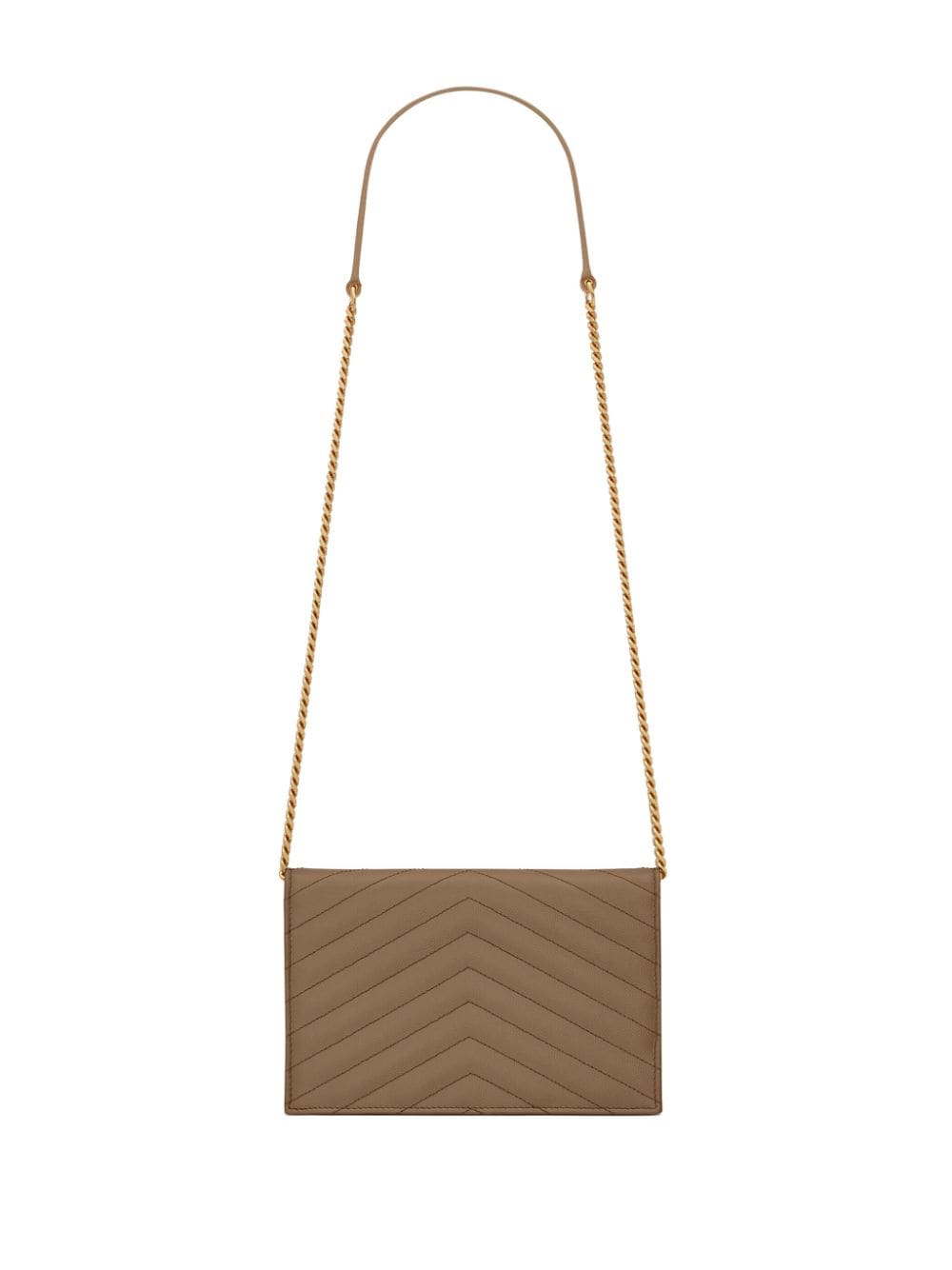 Saint Laurent small Cassandre leather clutch bag