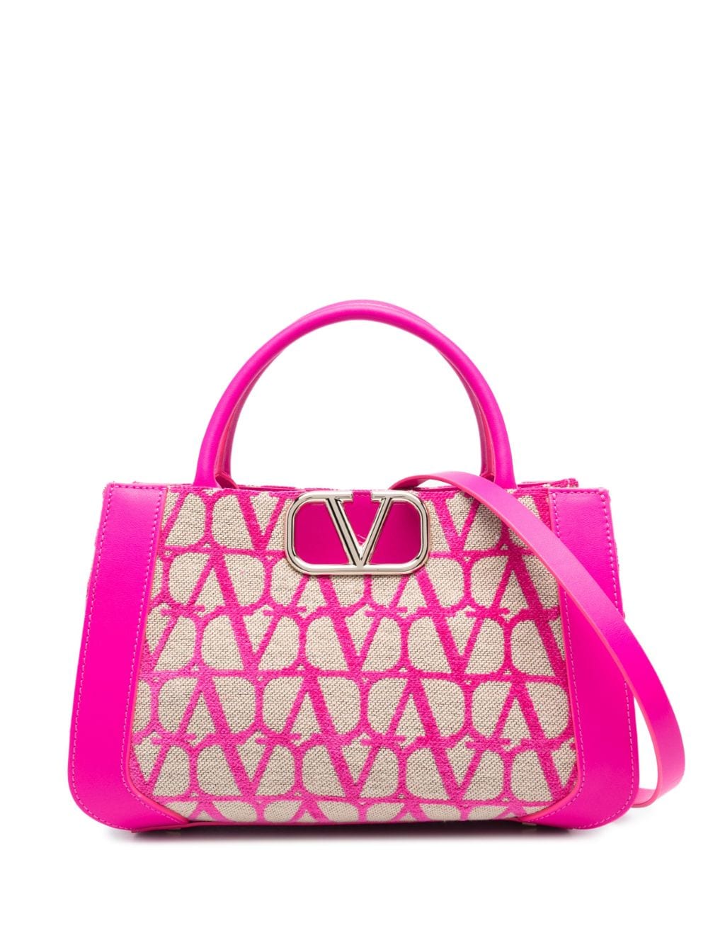 Valentino Garavani small Toile Iconographe VLogo tote bag