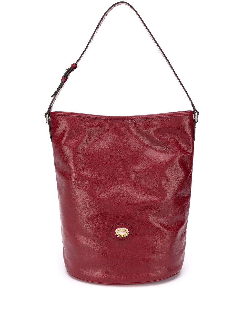 G*u*i calf leather hobo shoulder bag