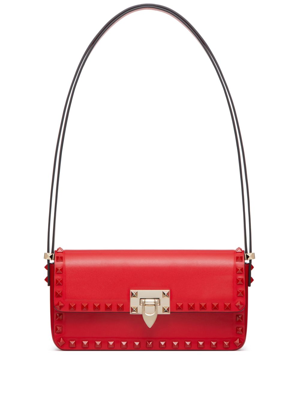 Valentino Garavani Rockstud23 E/W leather shoulder bag