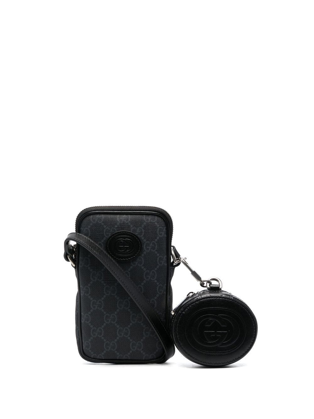 G*u*i monogram-pattern shoulder bag