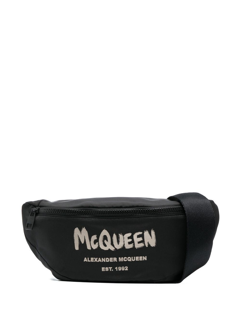 Alexander McQueen logo print belt bag