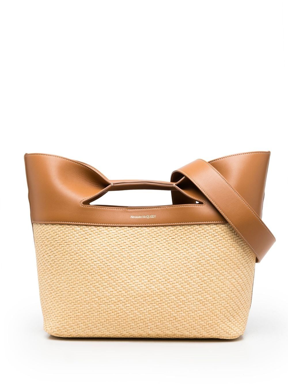 Alexander McQueen logo-print tote bag