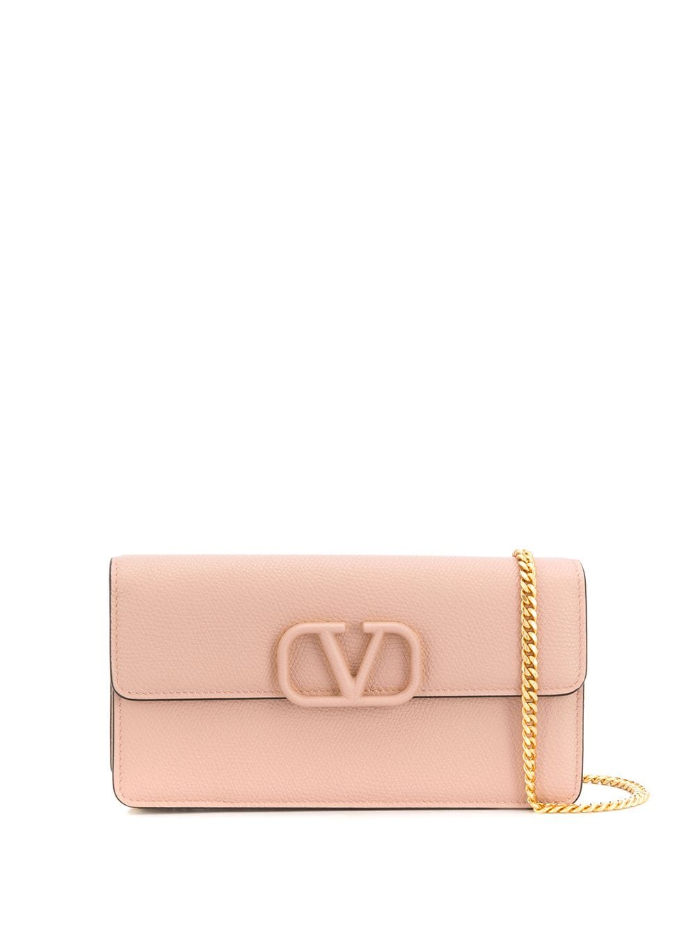 valentino Garavani VLogo Signature leather wallet-on-chain